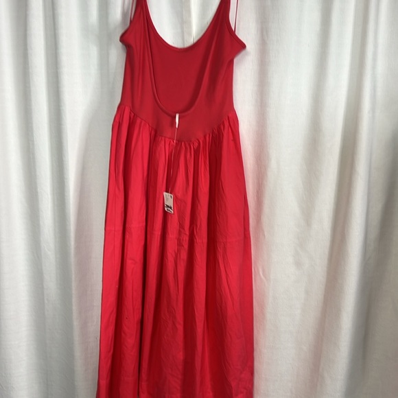 COPY - Free People Dylan Midi Dress in Miami Beet.Waist is 14 1/2 and skirt is … - Picture 7 of 7